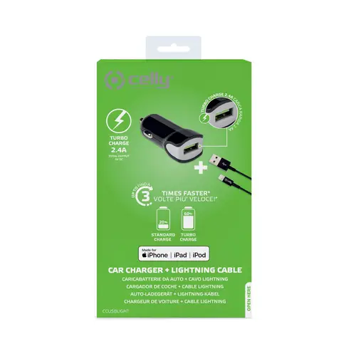 CCUSBLIGHT cargador de dispositivo móvil Universal Negro Encendedor de cigarrillos Auto - Imagen 2