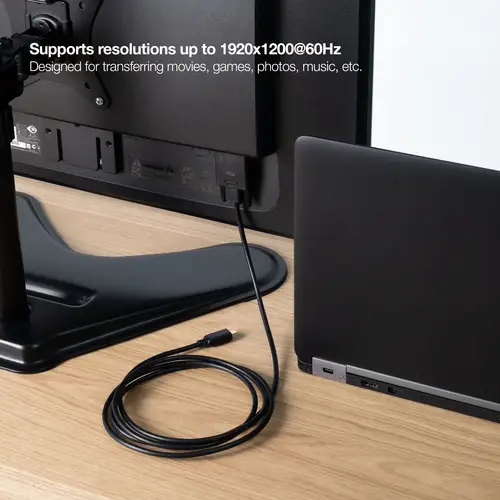 Cable Conversor USB-C/M a VGA/M, 1.8 m, Negro - Imagen 5