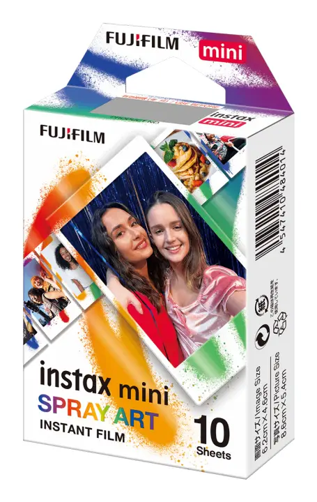 Instax MINI Spray Art Film Multicolor