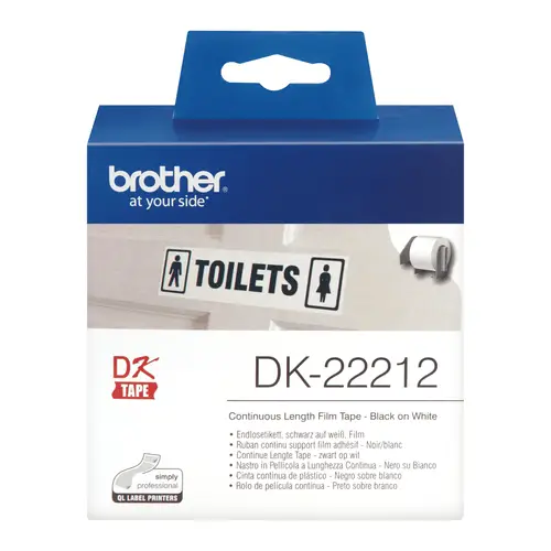 DK-22212 cinta para impresora de etiquetas Negro sobre blanco - Imagen 2