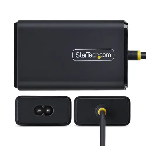 165LE-USB-C-CHARGER adaptador e inversor de corriente Interior 65 W Negro - Imagen 2