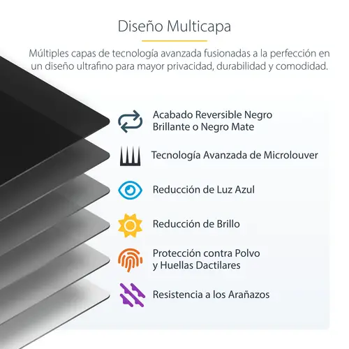 Filtro de Privacidad para Portátil de 14in - Filtro para Monitor para Pantalla Ancha 16:9 - Protector de Pantalla - Reducción de Luz Azul del 51% - Mate/Brillante - Imagen 13