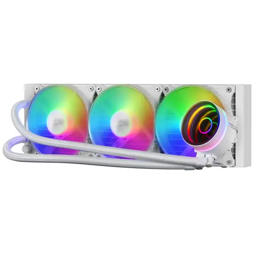 ML-ONE360 Blanco, Refrigeración Líquida CPU, TDP 550W, Espejo Infinito, 3 Ventiladores Silenciosos, Multisocket Universal - Imagen 3