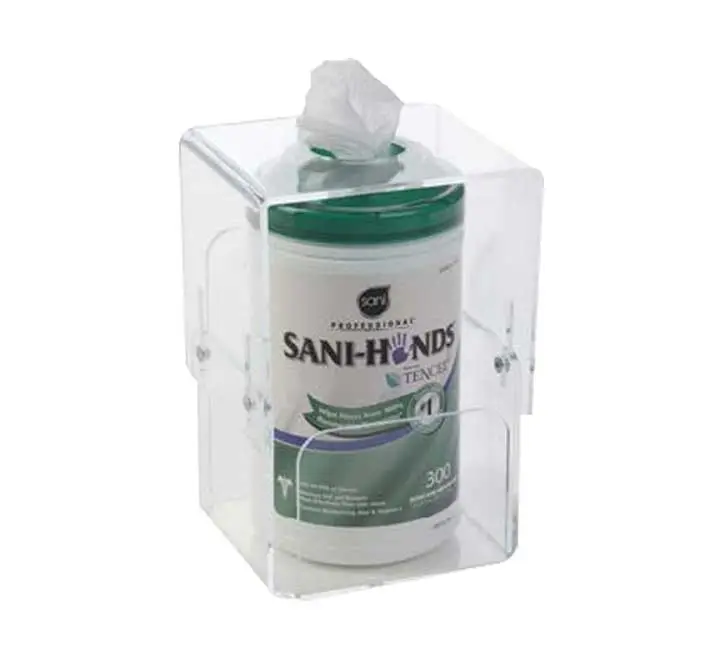 SOPORTE DISP. DEFLECTO GEL DESINF. MESA/PARED GR