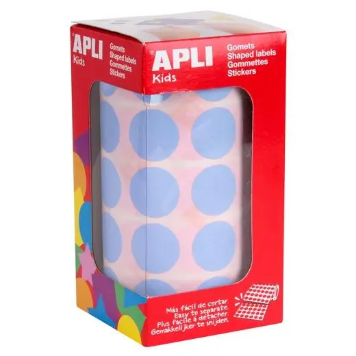 ROLLO GOMETS APLI CIRCULO 20MM AZUL CL
