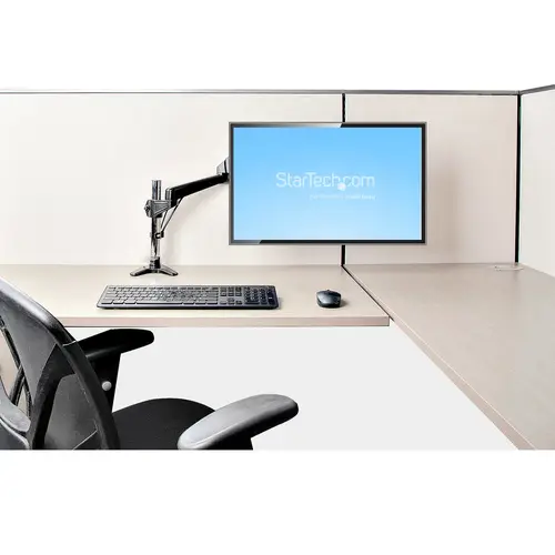 Brazo de Soporte de Escritorio para Un Monitor VESA de hasta 32" o Ultraancho de 49" 8kg - Base para 1 Monitor de Movimiento Articulado y Altura Ajustable - Grommet o Mordaza - Imagen 11