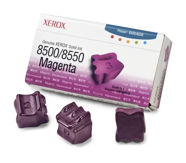 Tinta sólida magenta de marca 8500/8550 (3 barras)