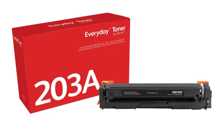 Everyday El tóner Everyday Negro de Xerox es compatible con HP 203A (CF540A), Capacidad estándar