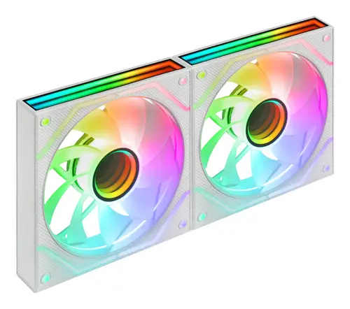 MF3DPROX2RW sistema de refrigeración para ordenador Carcasa del ordenador Ventilador 12 cm Blanco - Imagen 2