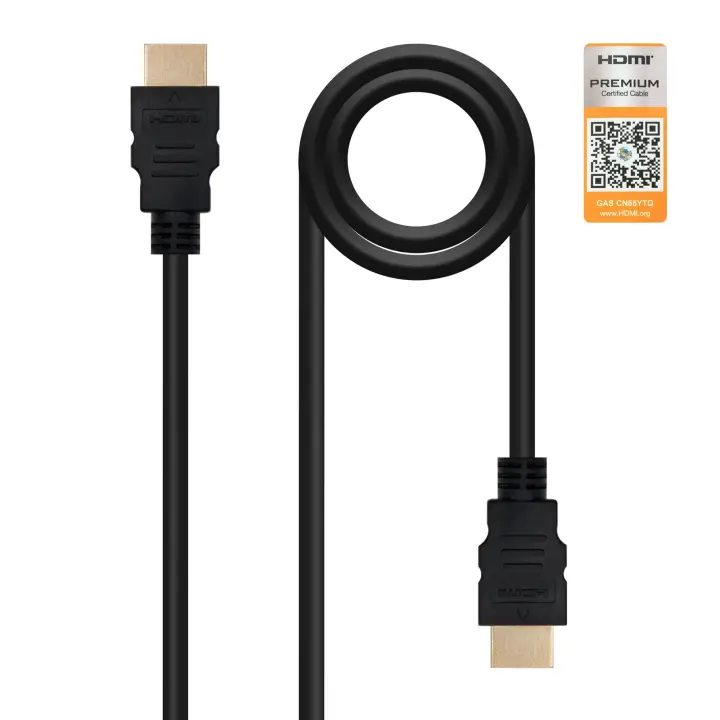 HDMI V2.0, 1.5m cable HDMI 1,5 m HDMI tipo A (Estándar) Negro
