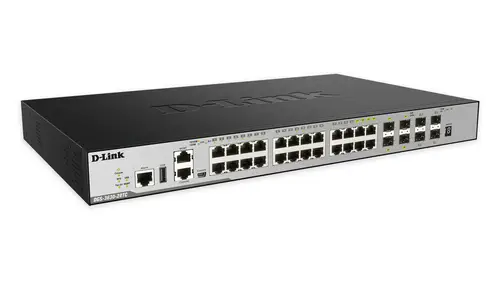 DGS-3630-28TC Gestionado L3 Gigabit Ethernet (10/100/1000) 1U Negro - Imagen 3