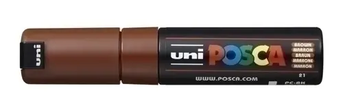 MARCADOR UNI-BALL POSCA PC8K 8.0MM MARRON