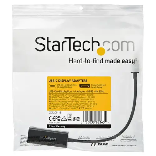 Adaptador Gráfico USB-C a DisplayPort - 8K 30Hz - Imagen 4