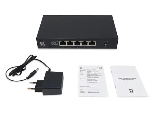 GEU-0525 switch No administrado 2.5G Ethernet (100/1000/2500) Negro - Imagen 7