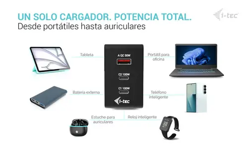 100W Intelligent Multiport USB Charger - Imagen 6