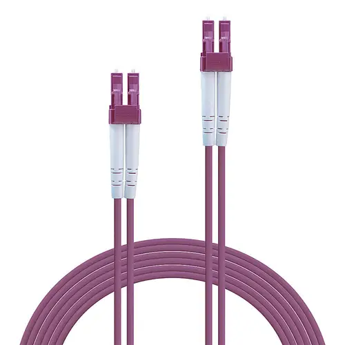 46343 cable de fibra optica 5 m LC OM4 Rosa - Imagen 2
