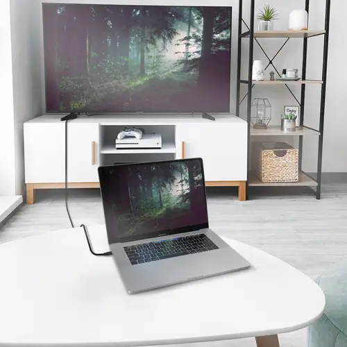 Cable Conversor Aluminio USB-C A HDMI 2.1 8k@60Hz, USB-C/M-HDMI/M, Negro, 2.0m - Imagen 4
