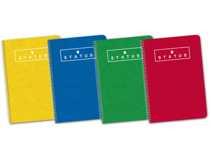 Cuaderno Status Espiral 4º 155X215 80H 70G 4X4/M T.Dura 400088604