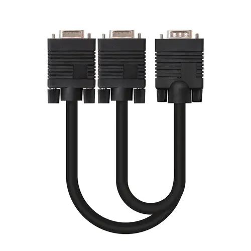 CABLE BIFURCADOR SVGA HDB15/M-2xHDB15/H 45 CM - Imagen 1