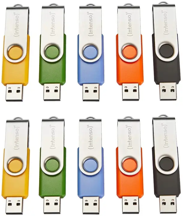 Basic Line unidad flash USB 4 GB USB tipo A 2.0 Negro, Azul, Verde, Naranja, Amarillo
