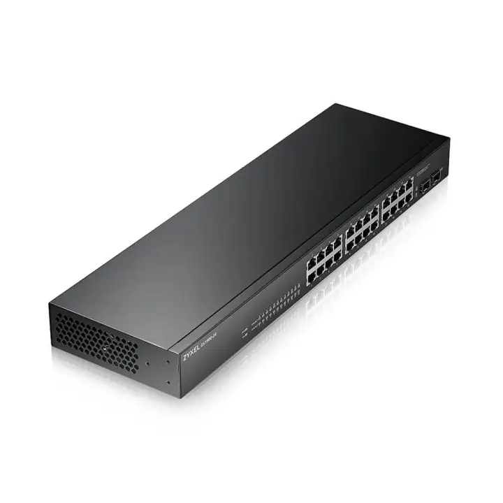 GS-1900-24 v2 Gestionado L2 Gigabit Ethernet (10/100/1000) 1U Negro