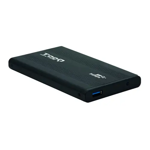 TQE-2524B caja para disco duro externo Caja de disco duro (HDD) Negro 2.5" - Imagen 1