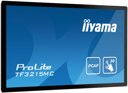 ProLite TF3215MC-B2 pantalla para PC 81,3 cm (32") 1920 x 1080 Pixeles Full HD LED Pantalla táctil Quiosco Negro - Imagen 2