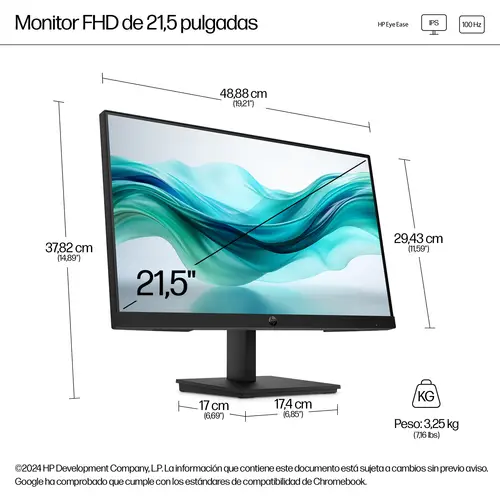 Series 3 Pro Monitor FHD de 21,5 pulgadas - 322pf - Imagen 8