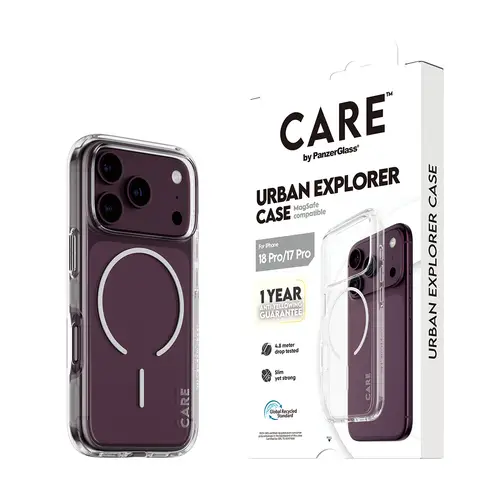 CARE by ® Urban Explorer Case Transparent w. White MagSafe iPhone 18 Pro | 17 Pro funda para teléfono móvil Transparente - Imagen 6
