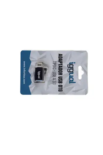 Adaptador USB OTG tipo c a USB-A 3.1 negro - Imagen 5