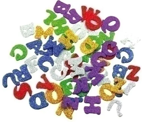 GOMA EVA FIXO ADHES. PURP. LETRAS