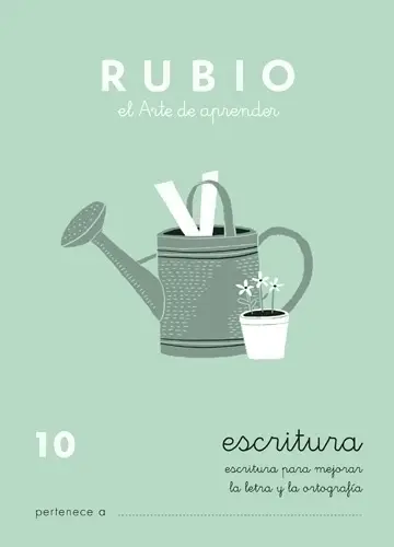 CUADERNOS RUBIO ESCRITURA 10 - Pack de 10 Unidades - C10