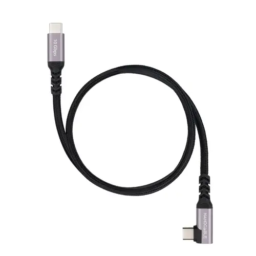 10.01.4700 cable USB USB 3.2 Gen 2 (3.1 Gen 2) 0,5 m USB C Negro - Imagen 1