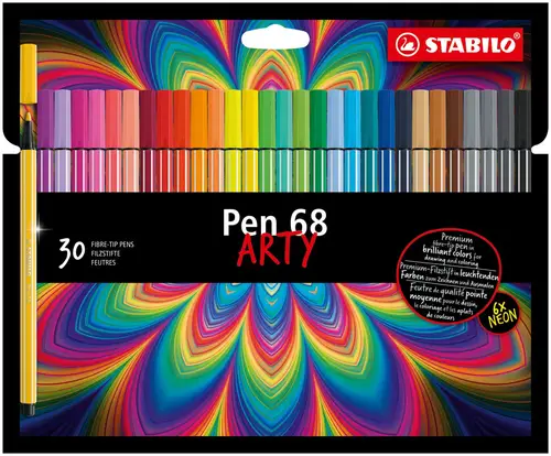 Pen 68 ARTY rotulador Medio Multicolor 30 pieza(s) - Imagen 1