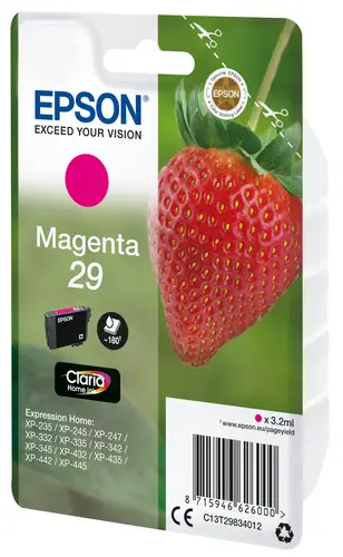 Strawberry Singlepack Magenta 29 Claria Home Ink - Imagen 2