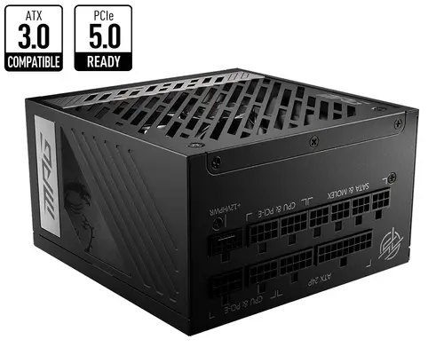 MPG A850G PCIE5 unidad de fuente de alimentación 850 W 24-pin ATX ATX Negro - Imagen 1