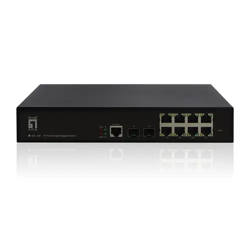 GEL-1061 switch Gestionado L2 Gigabit Ethernet (10/100/1000) Negro - Imagen 1
