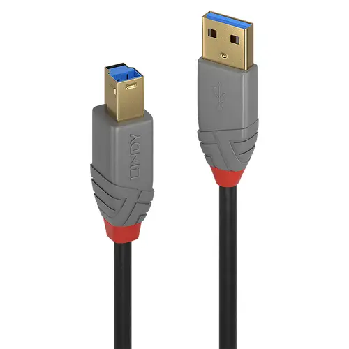 36741 cable USB USB 3.2 Gen 1 (3.1 Gen 1) 1 m USB A USB B Negro - Imagen 1