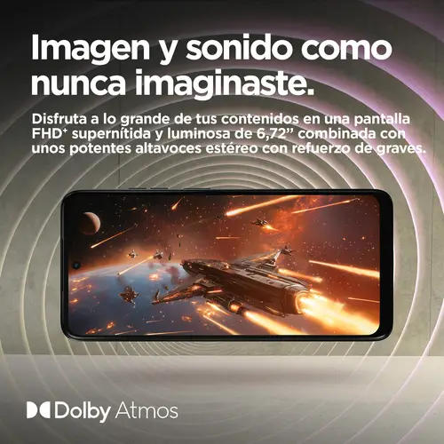 moto g15 17,1 cm (6.72") SIM doble Android 15 4G USB Tipo C 8 GB 512 GB 5200 mAh Azul claro - Imagen 6