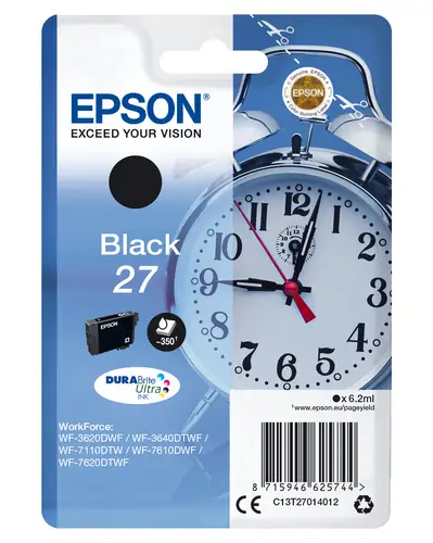Alarm clock Singlepack Black 27 DURABrite Ultra Ink - Imagen 1