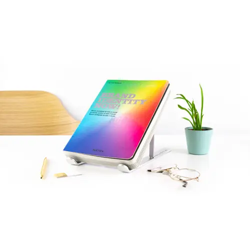 Soporte Elevador para Portátiles, Tablets, Móviles y Libros, Plata - Imagen 3