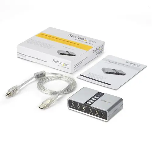 Tarjeta de Sonido 7,1 USB Externa Adaptador Conversor puerto SPDIF Audio Digital Óptico - Imagen 7