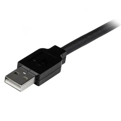 Cable de Extensión Alargador de 20m USB 2.0 Alta Velocidad Activo Amplificado - Macho a Hembra USB A - Negro - Imagen 3