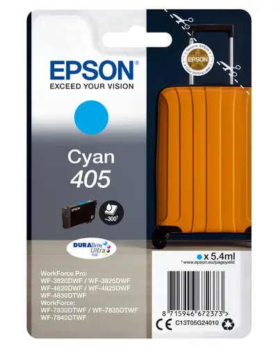 Singlepack Cyan 405 DURABrite Ultra Ink - Imagen 1