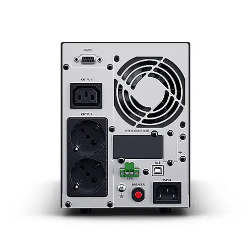 OLS1000EA sistema de alimentación ininterrumpida (UPS) Doble conversión (en línea) 1 kVA 900 W 3 salidas AC - Imagen 3