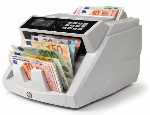2465-S Contador de billetes Negro, Blanco
