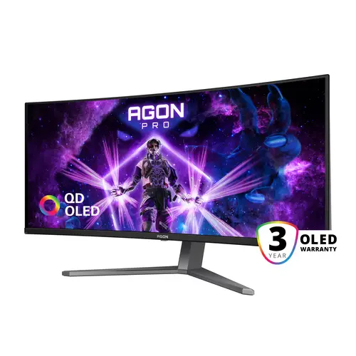 AGON PRO AG346UCD pantalla para PC 86,4 cm (34") 3440 x 1440 Pixeles Wide Quad HD QD-OLED Negro, Gris - Imagen 7