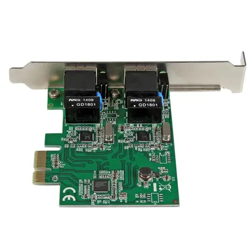 Adaptador Tarjeta de Red NIC PCI Express PCI-E de 2 Puertos Ethernet Gigabit RJ45 - Imagen 4