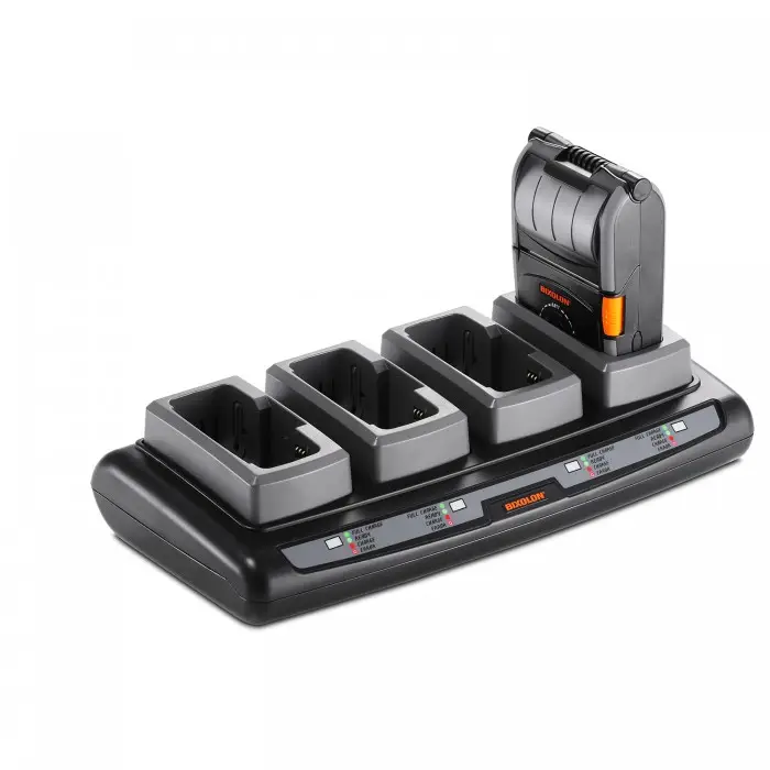 PQD-R210/STD cargador de dispositivo móvil Impresora portátil Negro, Gris Interior
