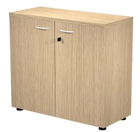 ARTEXPORT ARMARIO BAJO PRESTO CON PUERTAS 1 ESTANTE 22MM REGULABLE CON TRASERA ROBLE